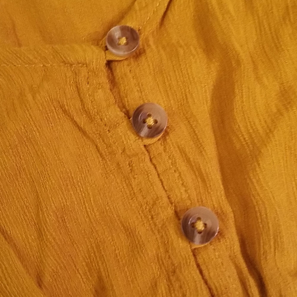 NWT Yellow Jumpsuit - Picture 3 of 6
